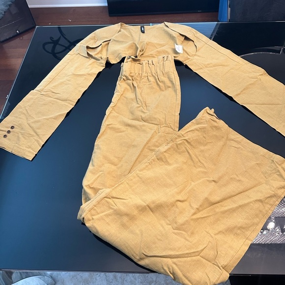 STYLEWE Yellow Jumpsuit Casual Comfort - Picture 1 of 7